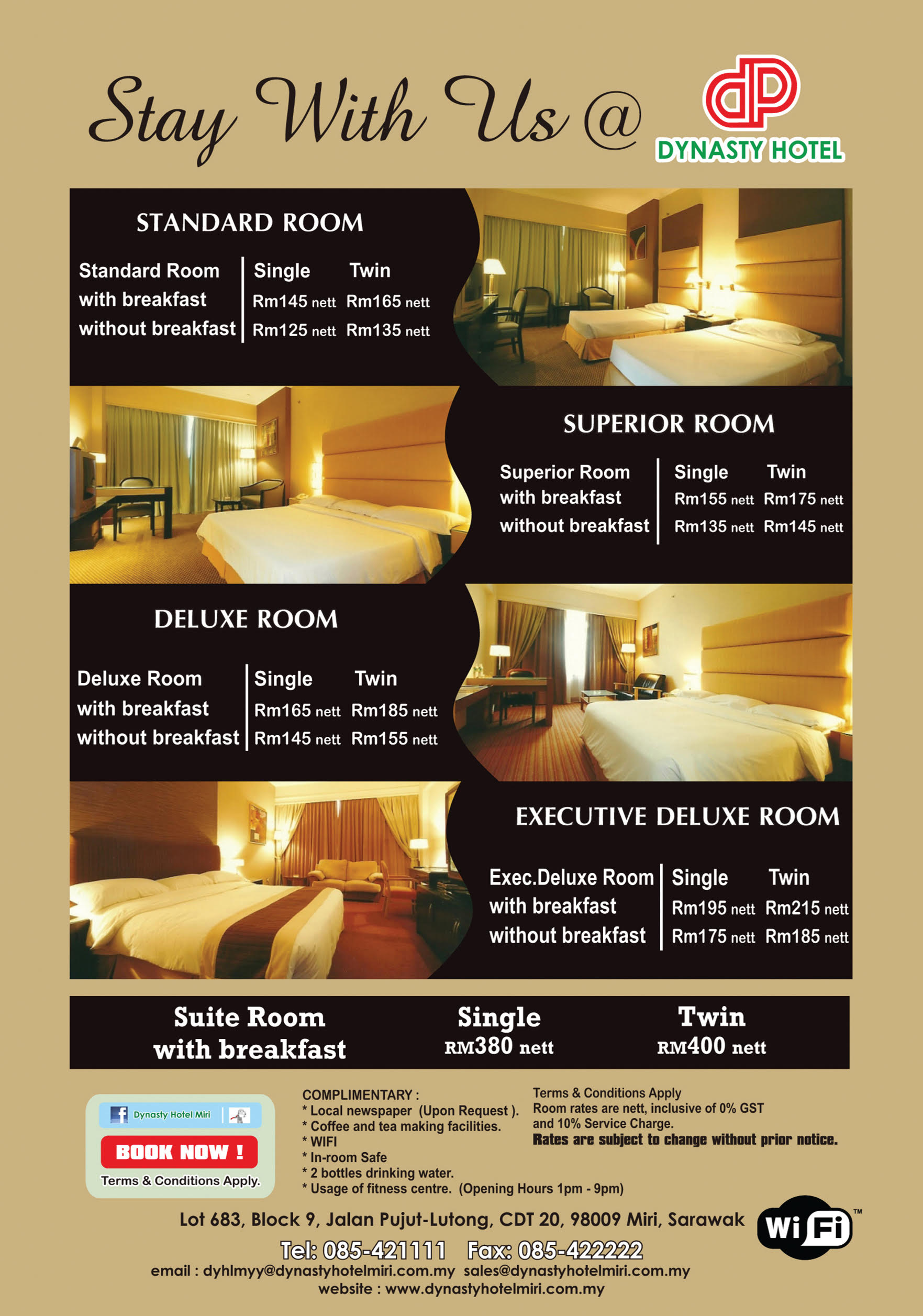 Room promotion Dynasty Hotel